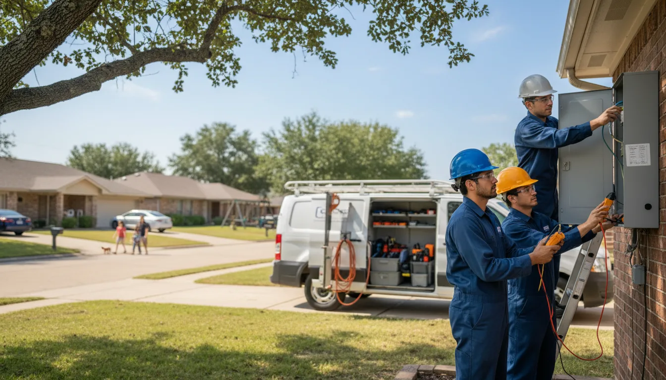 Certified electrician providing emergency electrical services in Millington, TN